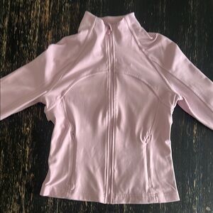 Lululemon Cropped Define Jacket Pink Peony Size 6